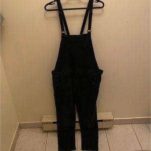 Black overalls from Zara trafaluc denim